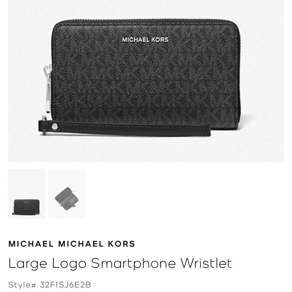 MICHAEL KORS
Large Logo Smartphone Wristlet